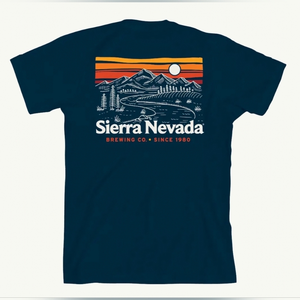 NWT | Sierra Nevada Brewing Co. | Men's Trail T-Shirt | 100% Cotton | Size: 2XL